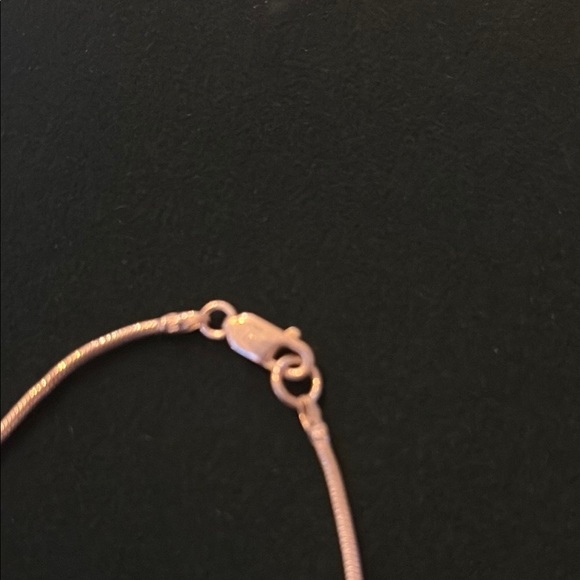 Eclectic Reversible Silver Chain with Wood Carved Design Necklace - Picture 5 of 5